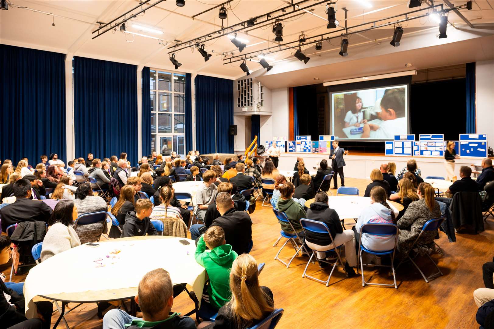 Family members joined students to celebrate. Picture: Ian Burt