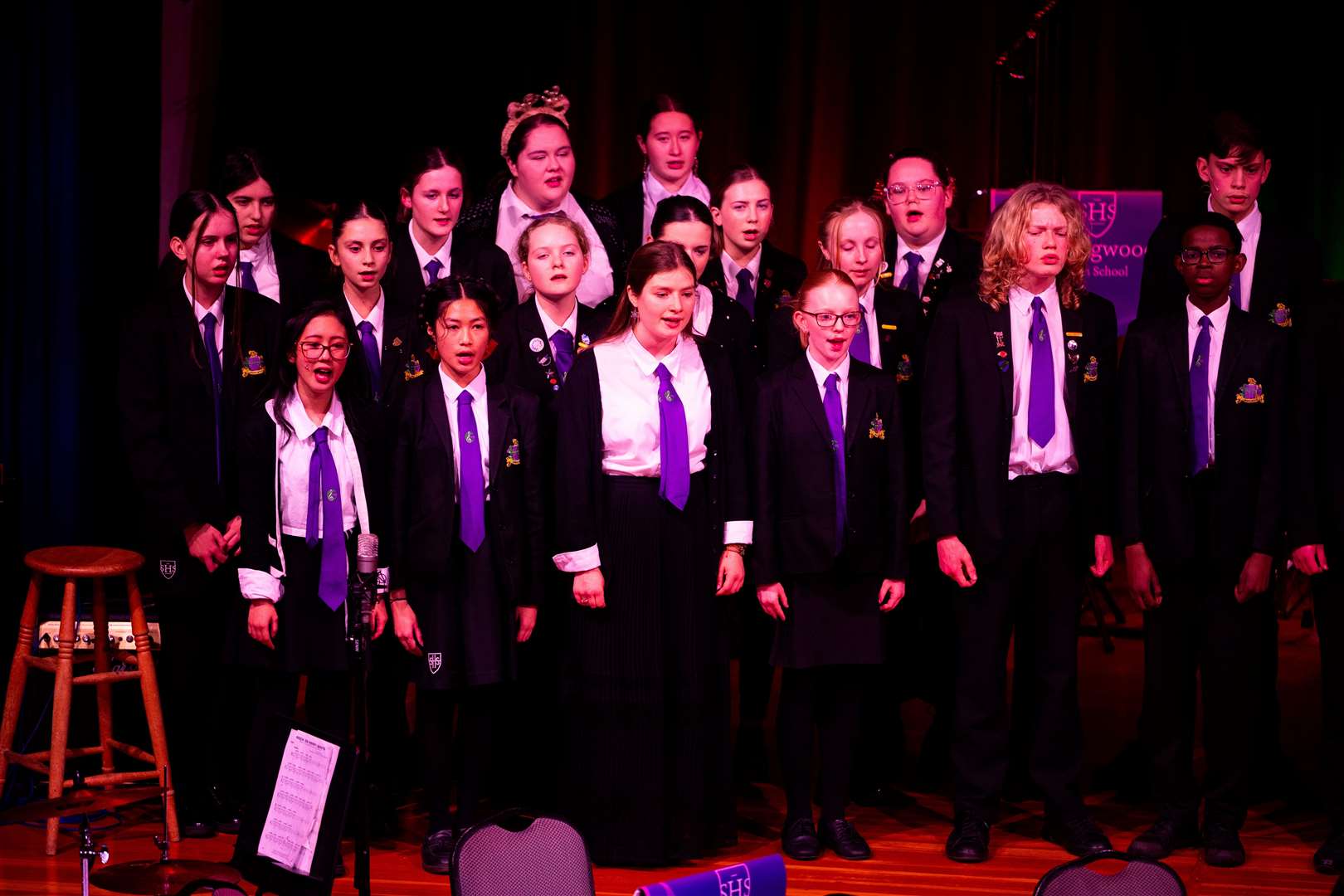 Students wowed the crowds. Picture: Ian Burt