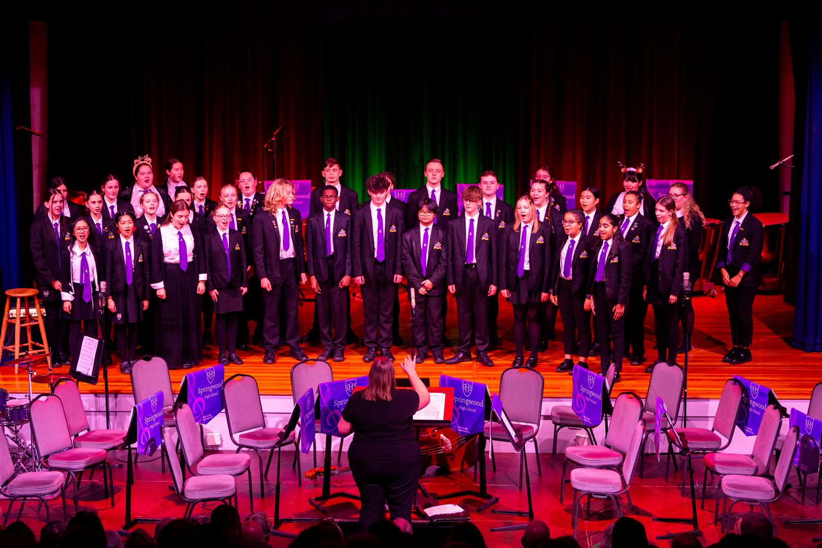 A Springwood choir. Picture: Ian Burt