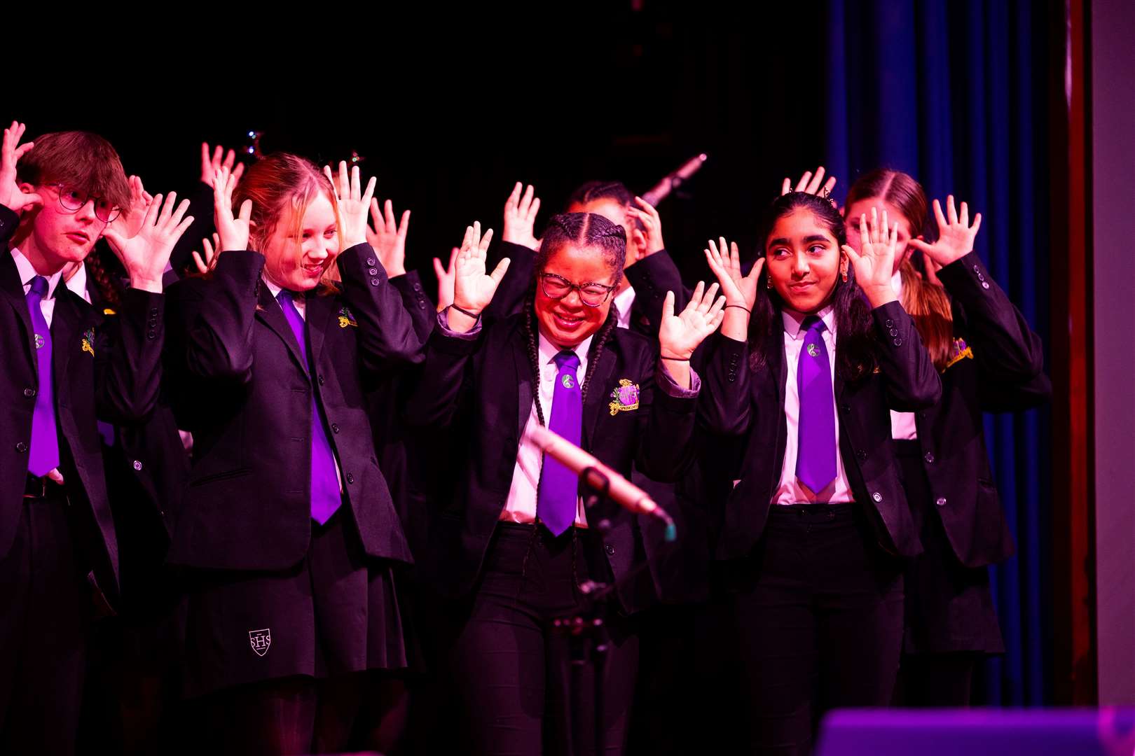 Fun at the Springwood Christmas concert. Picture: Ian Burt