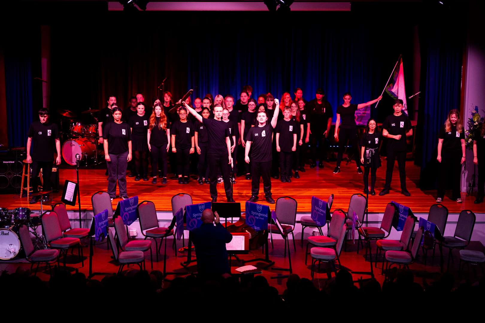 Plenty of students took part in the popular event. Picture: Ian Burt