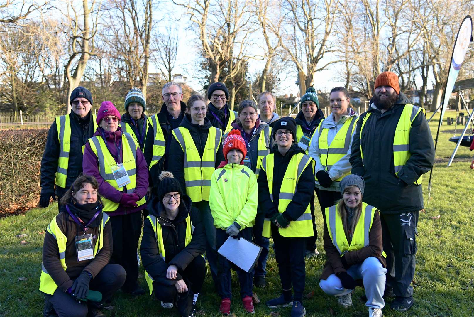 Some of the volunteers present on Sunday