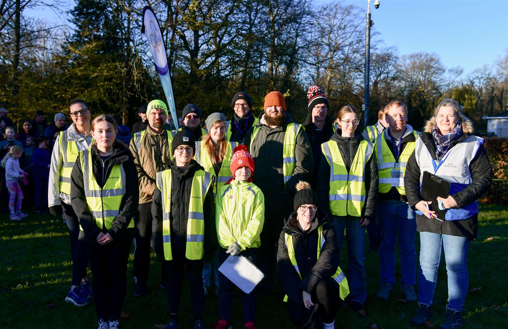 All of the Lynn junior parkrun volunteers