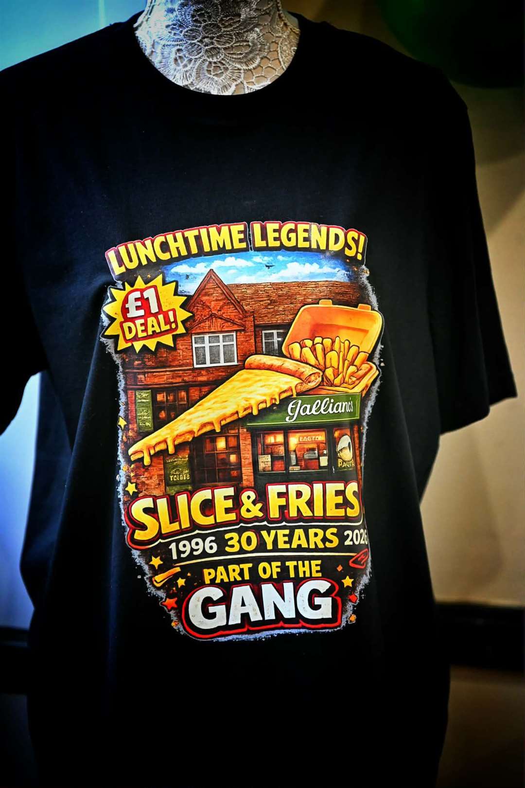 Special merch to mark the 30th anniversary of Galliano's. Picture: Kev Fawkes